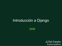 Introducción a Django